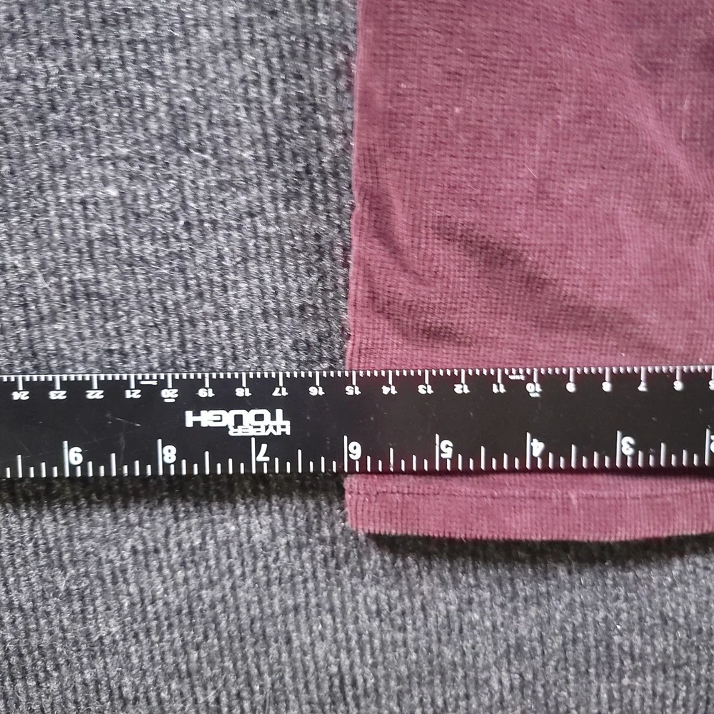 Zara Basic Women's Corduroy Skinny Pants‎ Burgundy Size 4